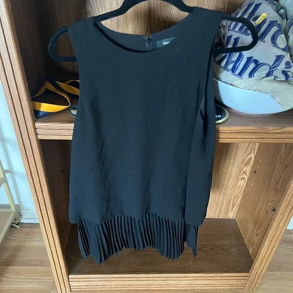 THEORY ANASTAZA BLACK TOP - Picture 3 of 6